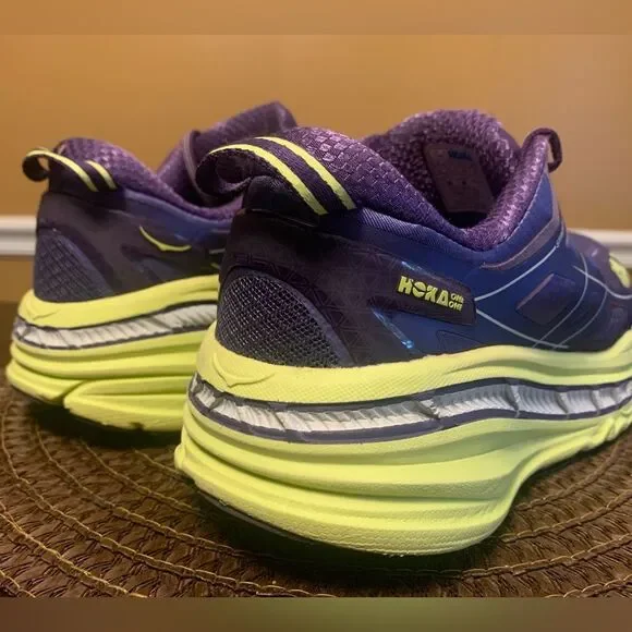 Hoka Stinson 3 Running Purple Green Women’s Shoes Size 8 - Picture 6 of 10